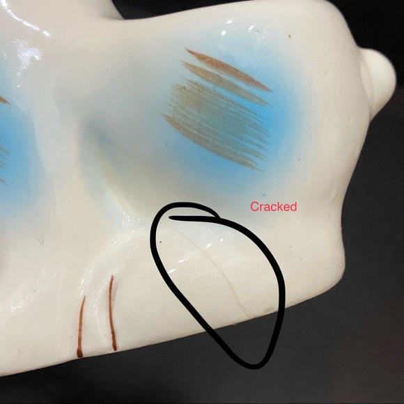 Vintage Basset Hound Dog Adorable Ceramic Planter - Picture 14 of 14